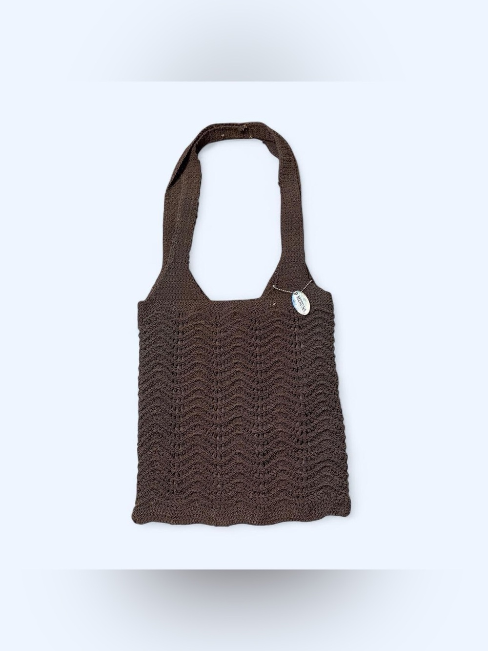 Grunge Boho Brown Knit Bag by Merona!